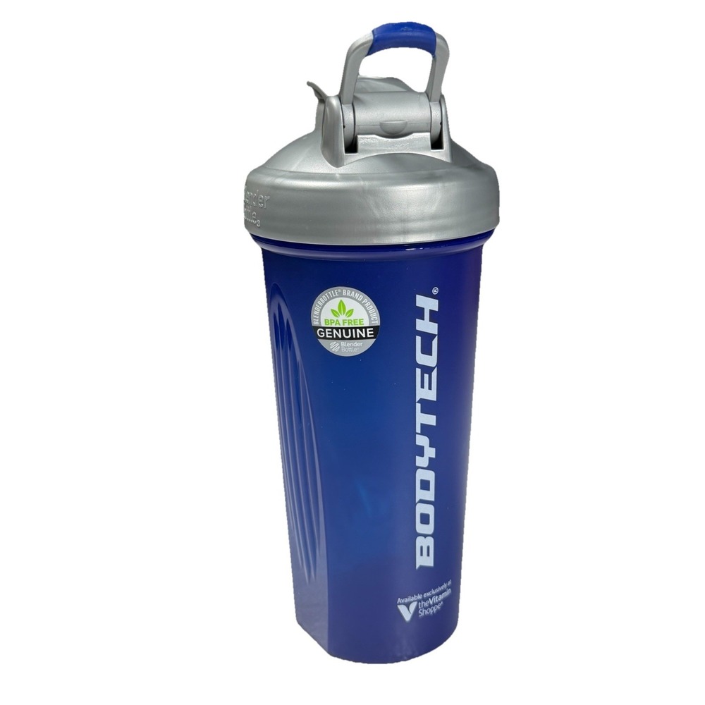 Bodytech Classic 28 Oz. Blue Blender Bottle Vitamin Shoppe Exclusive New NWT